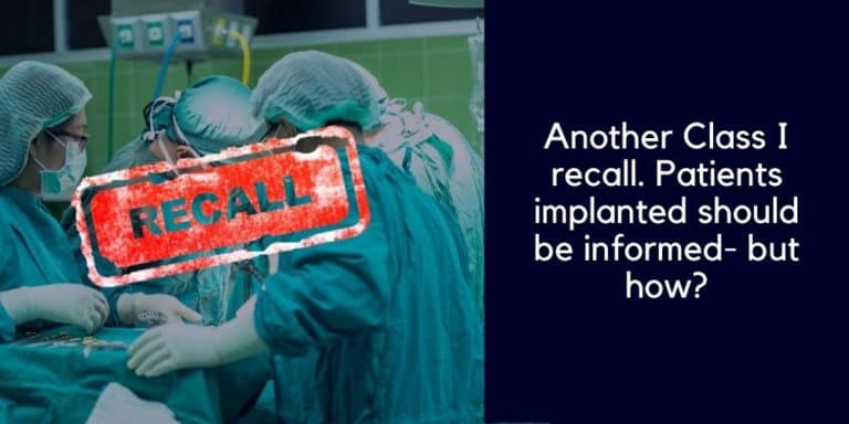 Medical Recall