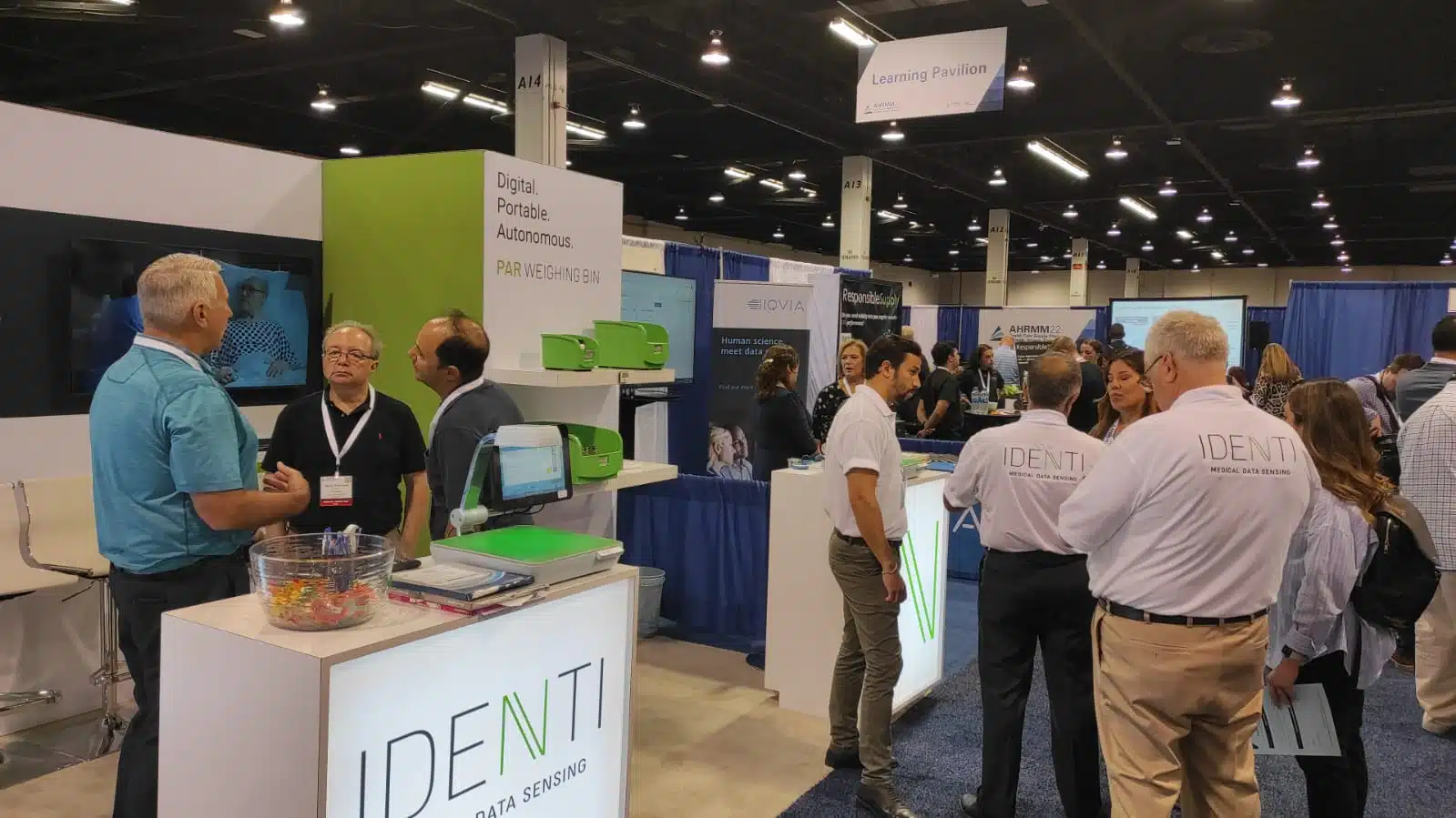 IDENTI booth at AHRMM 2022
