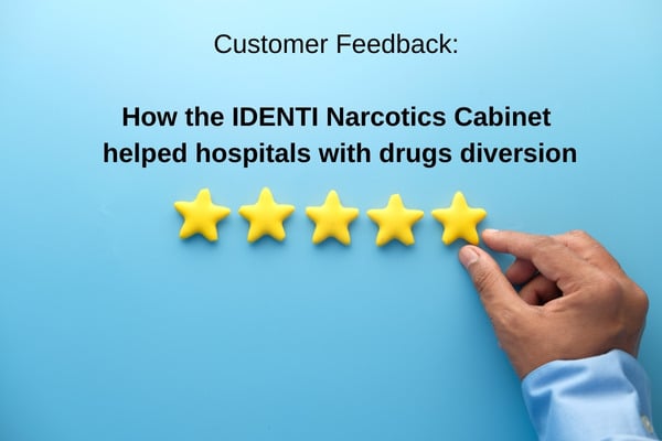 IDENTI drugs diversion customer feedback