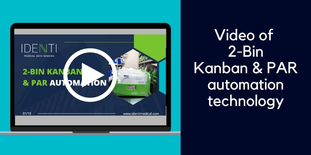 Video of automation technology for hospital 2-Bin Kanban & PAR systems