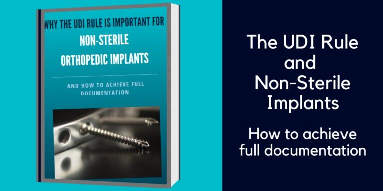 UDI and non-sterile implants
