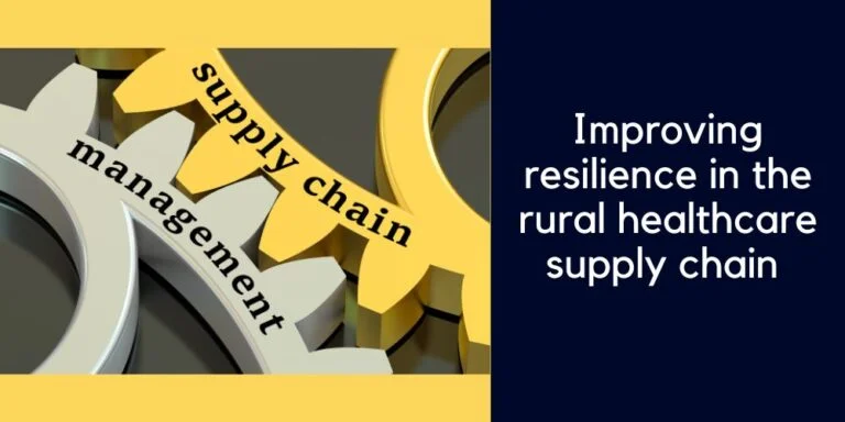 Rural hospital supply chain