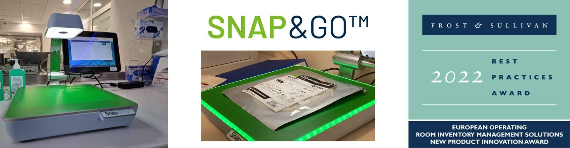 Snap & Go image recognition technology for accurate, digital utilization documentation straight to the EMR