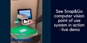 Live demo of computer vision technology at the point of care for recording product consumption