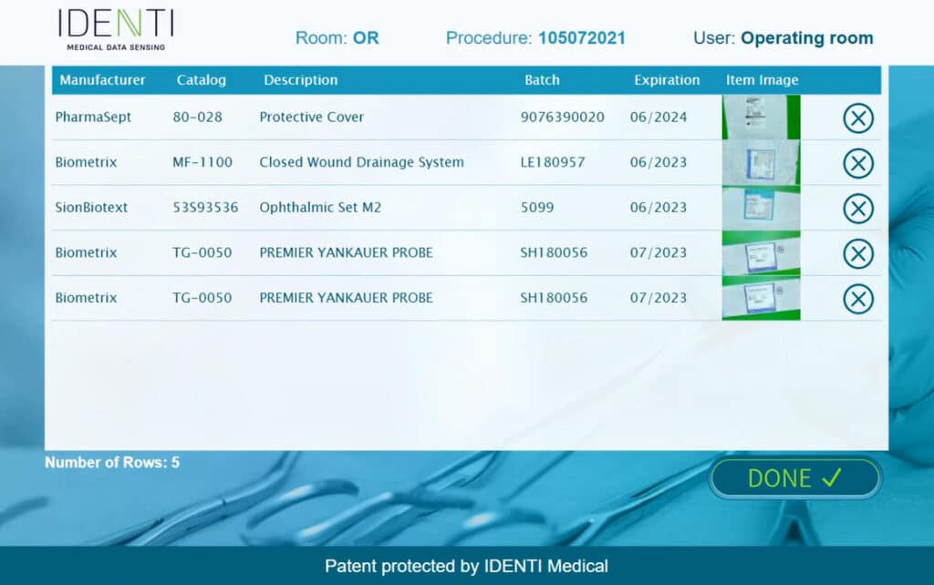 Snap&Go Visual Proof-of-use to Reduce Claim Denials and Medical Billing Codes Rejections